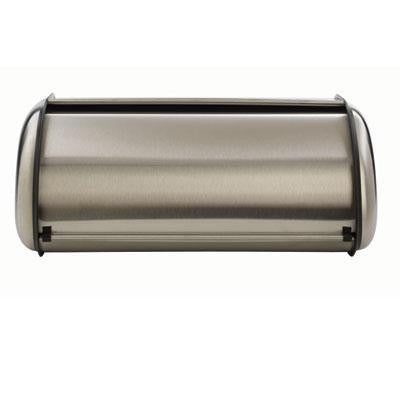 Brushed Steel Bread Box  Euro