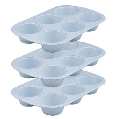 Cb 6 Cup Muffin Pan 3 Pk