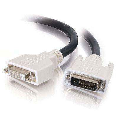 5m DVI D M F Dual Extension Cable