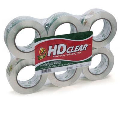 Duck 1.88"hiprfrmpckgngtape6pk