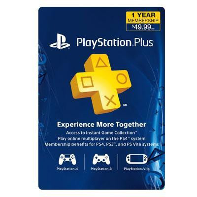 Ps Plus 12 Mnth Sub Card Live