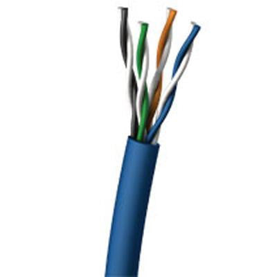 1000' Cat5e Pvc Cable Blue