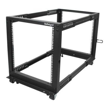 12u Adj Depth 4 Post Rack