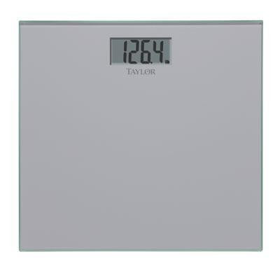 Glass Digital Scale Silver