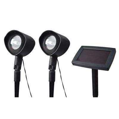 Mr Spotlights With Solar Pnl 2pk