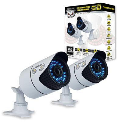 2 Pk Hi Resolution Security Cameras