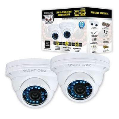 2 Pk Hi Resolution Security Dome Came