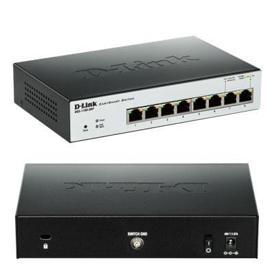 Easy Smart 8 Pt Poe Gig Switch