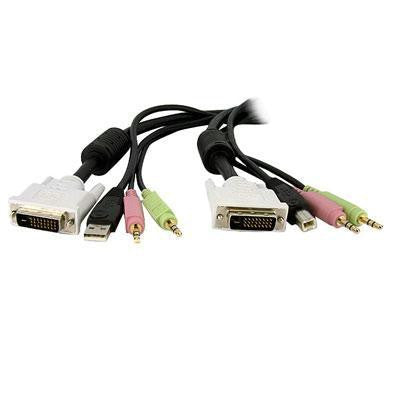 15' 4-in-1 Kvm Switch Cable