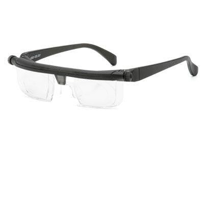 Adj Blk Frame With Clear Lens