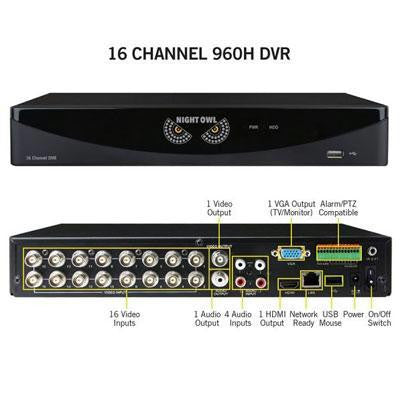 16 Channel Video Security Sys