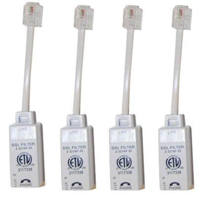 4 Inline Dsl Filters White Box