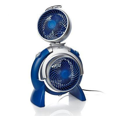 3 Speed Adjust Dual Fan Blue