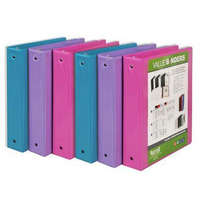 Econ View Binder Fash 1.5" 4pk