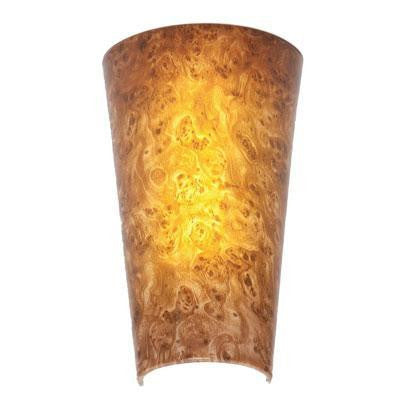 El 5 LED Burlwood Wall Sconce