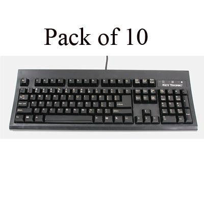 104 Key Keybrd Black  Ps2 10p