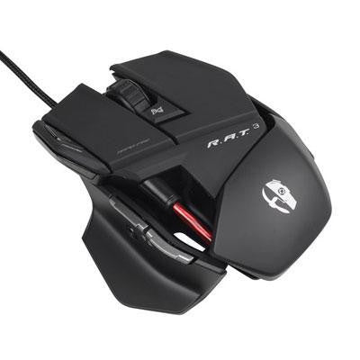 Rat3 Matte Black Gaming Mouse