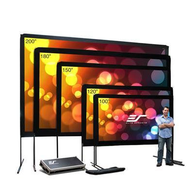 100" Portable Outdoor Screen