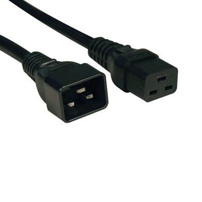 2' AC Power Cord, C19-c20, 25