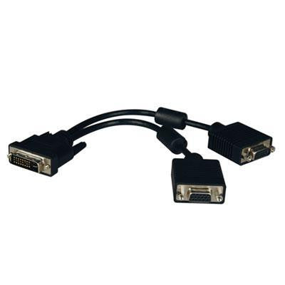 1' DVI To 2 X VGA Splitter