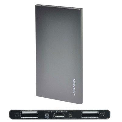 5000 Mah Power Bank Silver