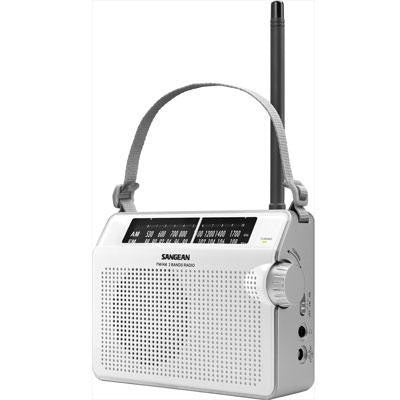 Analog Tuning Prtbl Radio Wht