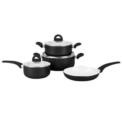 Pl 7pc Alum Cookwr Set Blk