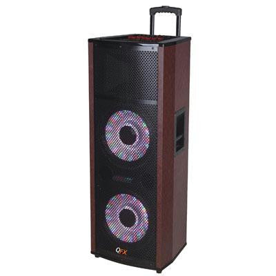 2x12" Pro Pa Bluetooth Speaker USB Fm