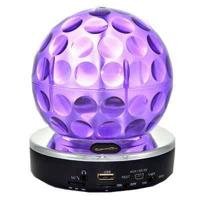 Bt Disco Ball Speaker Purple