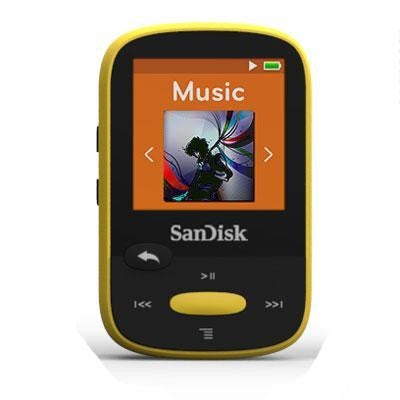 Clip Sport 4GB Mp3 Player Ylw