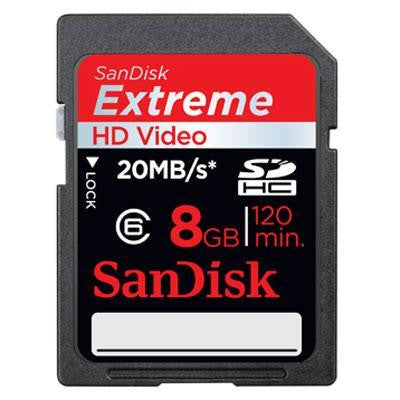 8gb Extreme HD Video SD Card