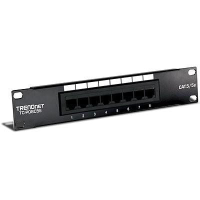 8 Port Cat 5e Utp Patch Panel