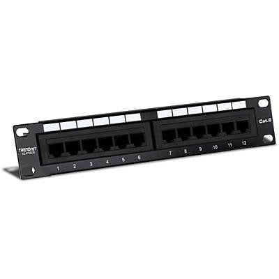 12 Port Cat 6 Utp Patch Panel