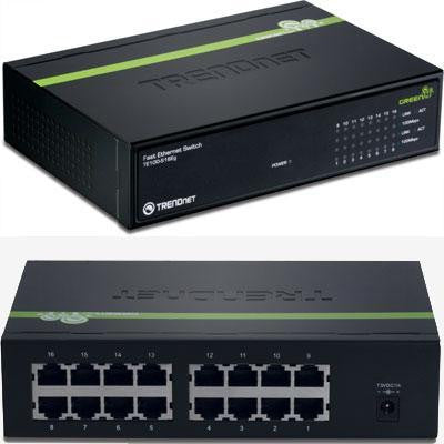 16 Port 10 100mbps Greennet Sw