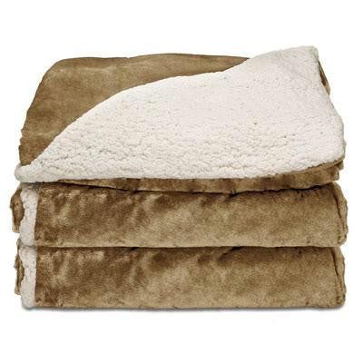 Sr Mink Rev Heated Throw Hny