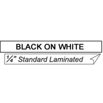 Black On White 1 4" Tape