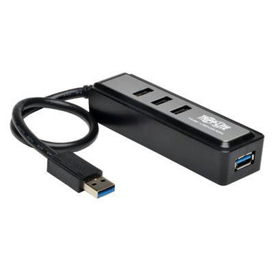 4pt USB 3.0 Ss Mini Hub With Cbl