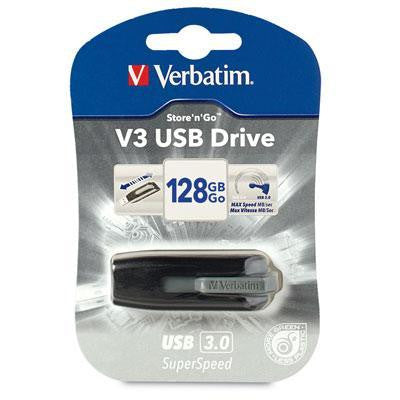 128gb Store N Go V3 USB 3.0 Bk