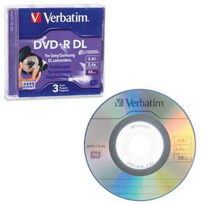 Mini Dvd+r Dl 2.6g 3pk