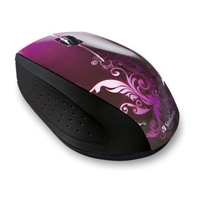 Wireless Optical Mouse Purple