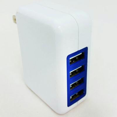 4 Port USB Wall Charger 3.1a