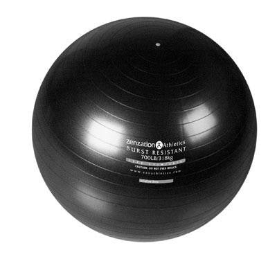 Zenzation 26in Exrcise Ball Bk