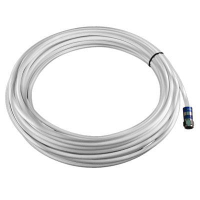 50' Rg6 Coax Extender Cable Wht