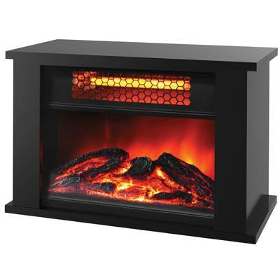 750w Mini Fireplace Heater Blk